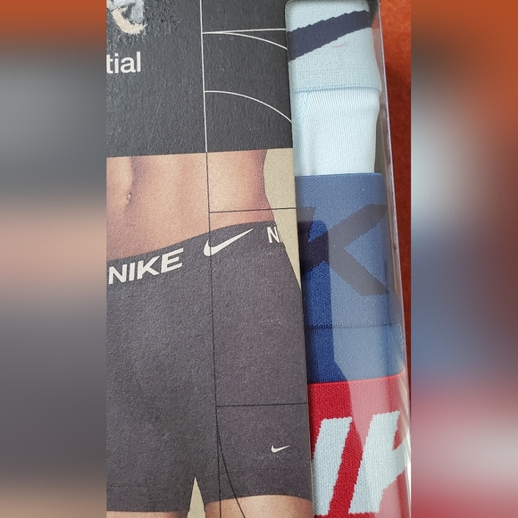 Nike Dri-FIT essential micro boxer briefs  blue nib new mens - Picture 2 of 4